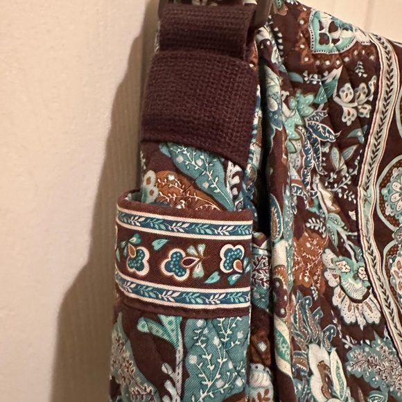 Vera Bradley Java Blue Computer Messenger Bag - Picture 2 of 9